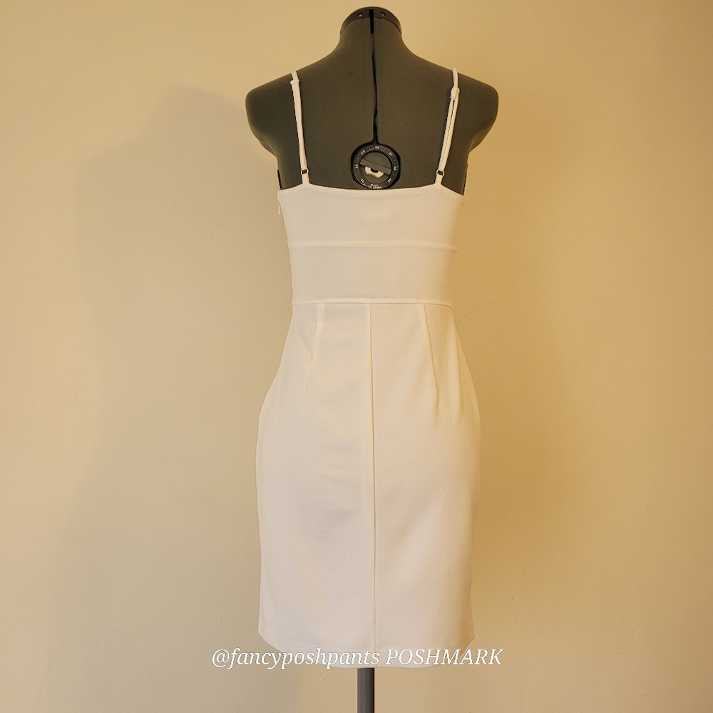 EXPRESS fully lined, structured, hidden zipper adjustable quality strap dress - Picture 9 of 16
